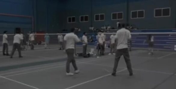 Estudantes do Projeto Olímpico Escolar conhecem o Centro de Treinamento de Badminton de Teresina