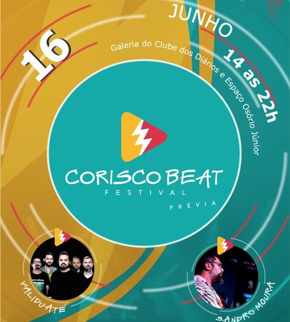 Lançamento do Festival Corisco Beat terá workshops e shows gratuitos nesta sexta-feira