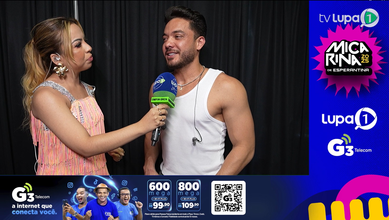 ESTRUTURA GIGANTE! Fourlive e TV Lupa 1 Dominam a Transmissão Multicanal da Micarina de Esperantina com 8 Câmeras e Imagens Aéreas de Cinema